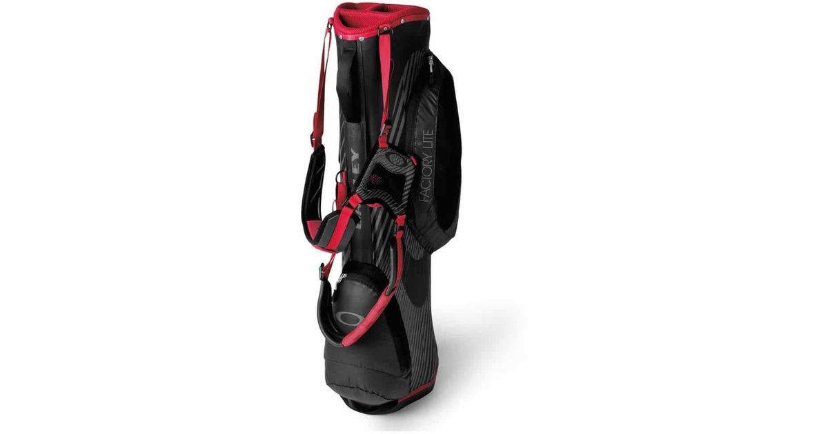 Oakley Black Factory Lite Golf Bag For Men