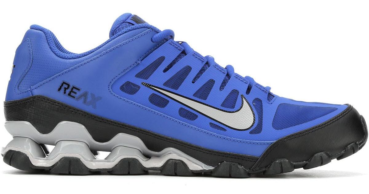 nike reax 8 tr mesh blue