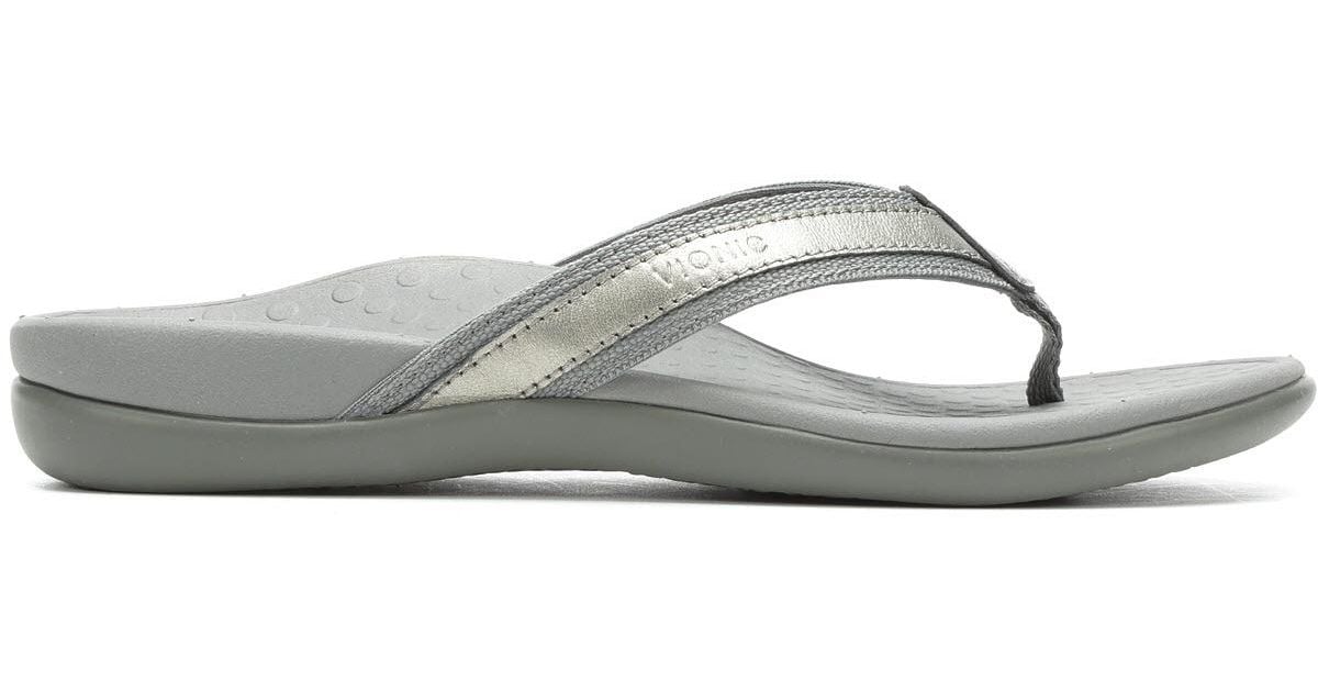 Vionic Rubber Tide Ii Sandal in Pewter (Gray) - Lyst