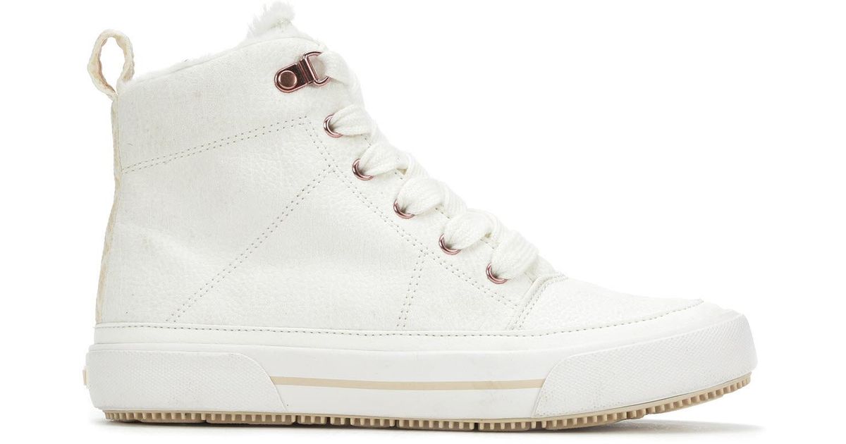 roxy women's ivan fur high top sneaker boot