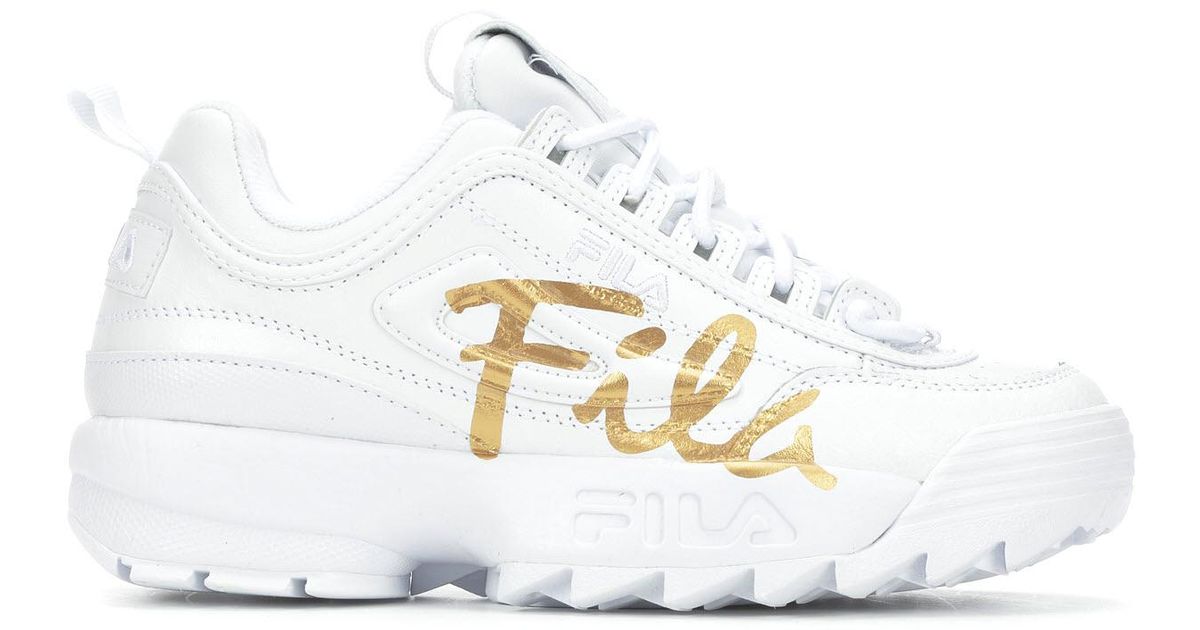 womens fila disruptor 2 premium script athletic shoe