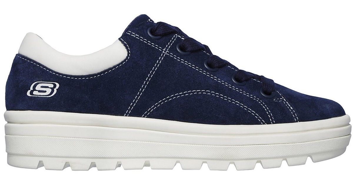 skechers street cleat navy