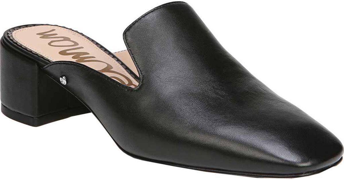 adair block heel mule