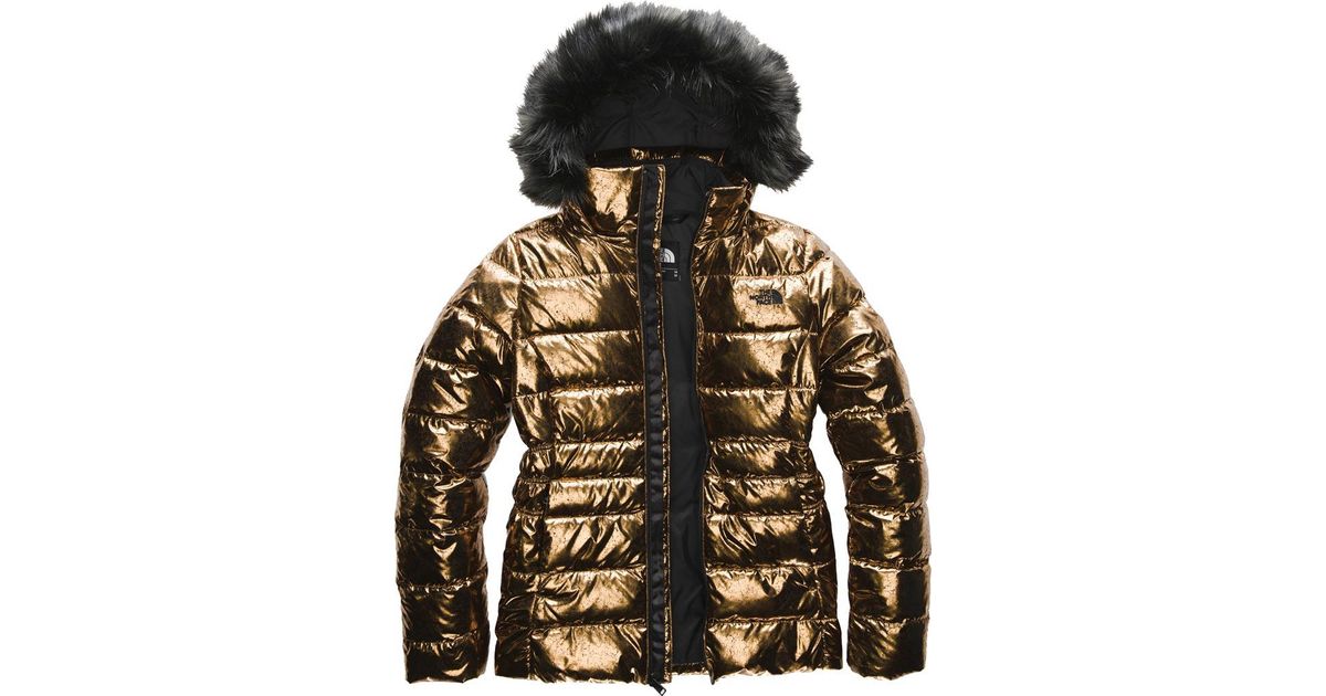 north face gotham copper