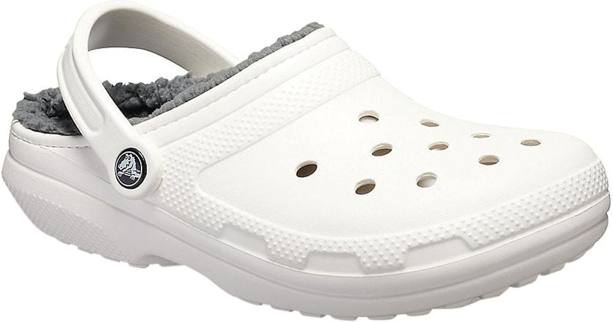 Lyst Crocs   Classic Lined Clog in White 