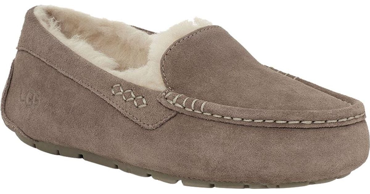 UGG Rubber Ansley Slipper in Slate Suede (Gray) Lyst