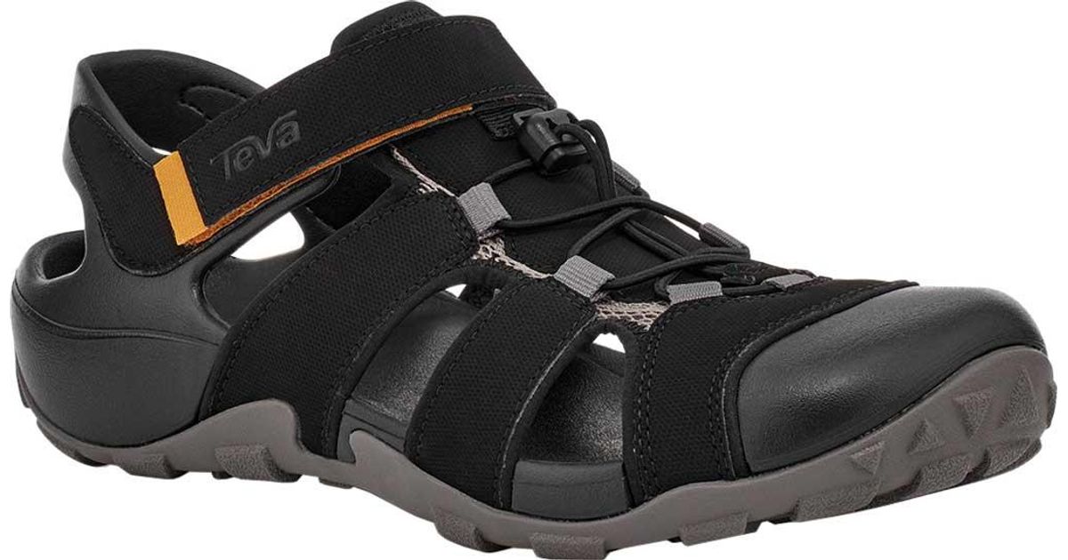 Teva Synthetic Flintwood Hiking Fisherman Sandal in Black for Men - Lyst