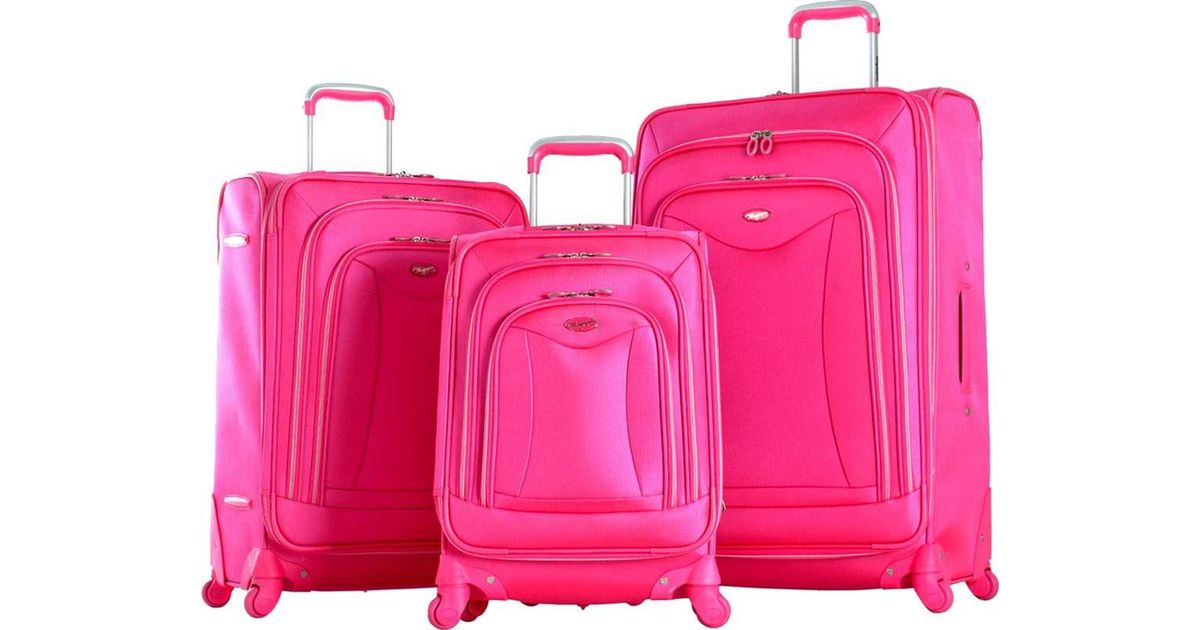 rose luggage set