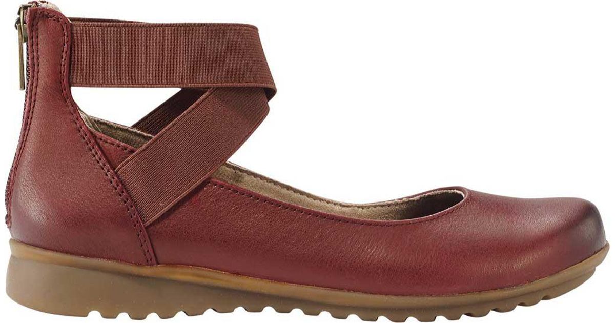 dakota ankle strap ballet flat