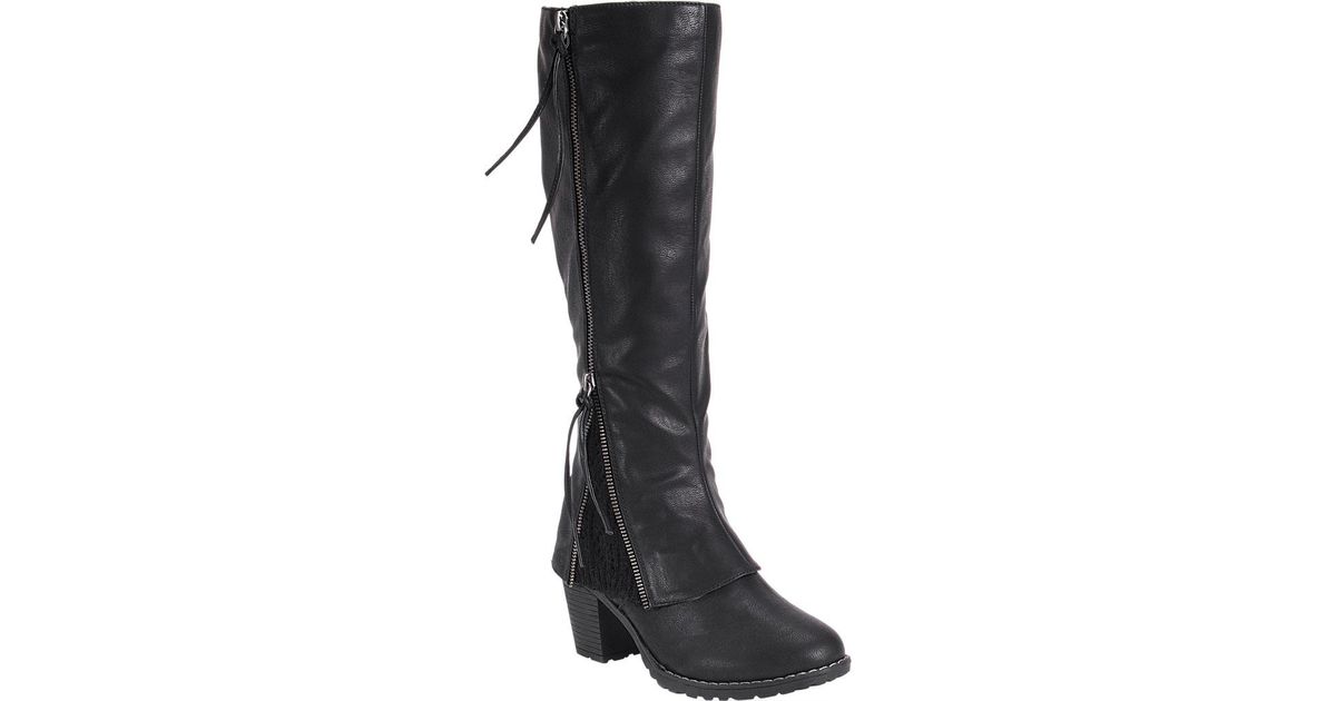 muk luks lacy knee high boots