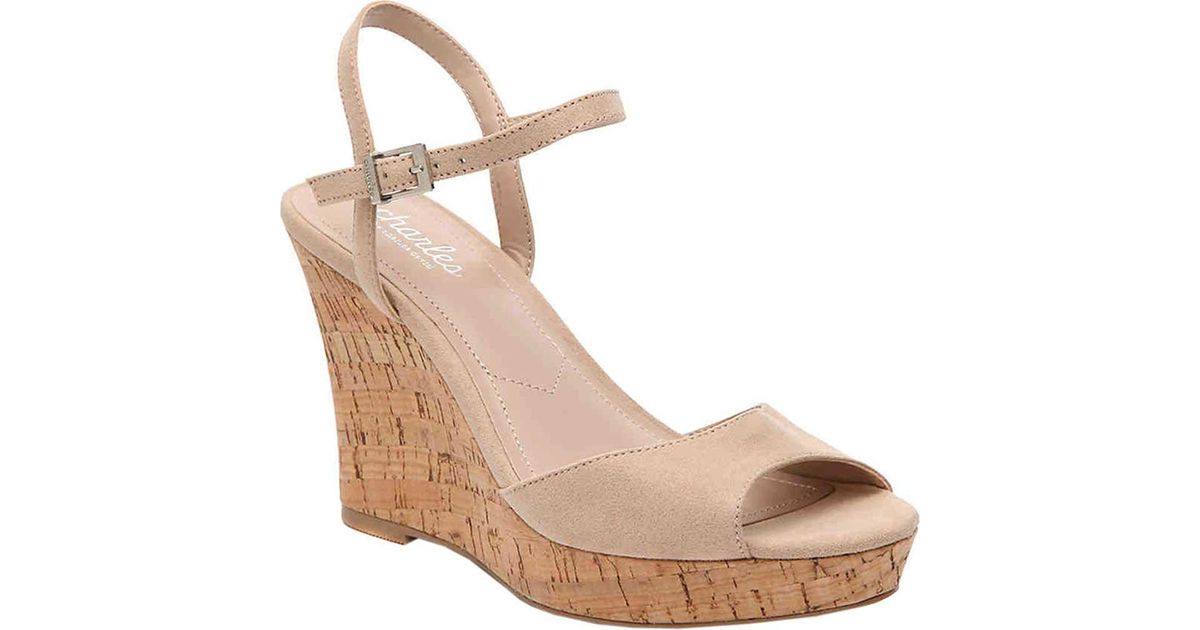 charles by charles david latin wedge sandal