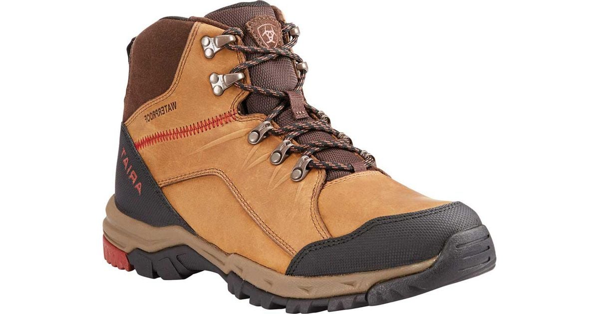 Ariat Leather Skyline Mid H2o Hiking Boot in Brown for Men Lyst