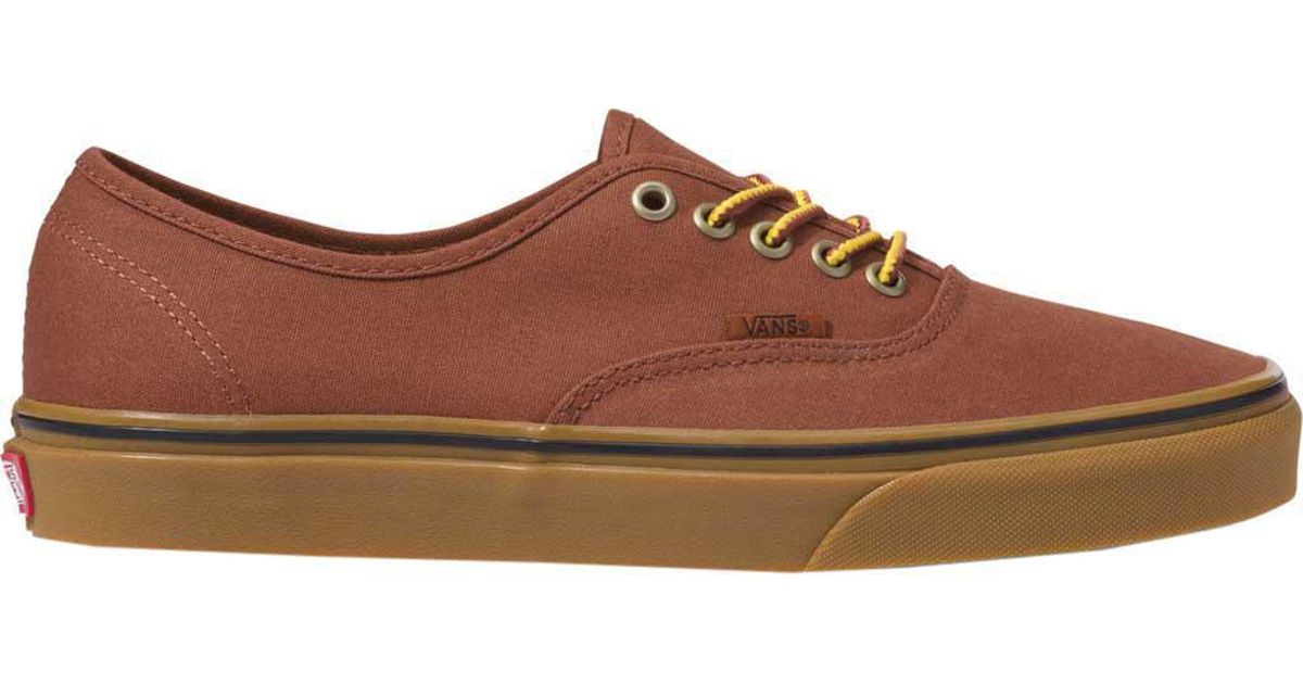 vans gum authentic sequoia