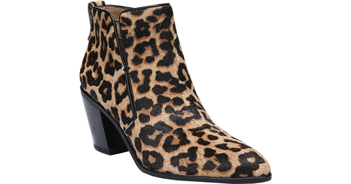 franco sarto orchard leopard booties