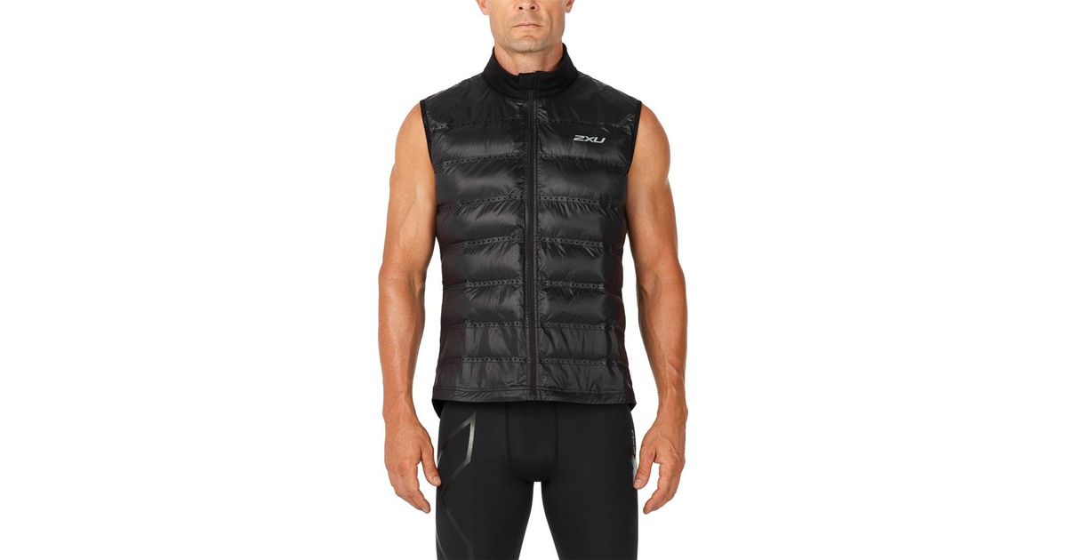 2XU Synthetic Momentum Vest in Black/Black (Black) for Men - Lyst