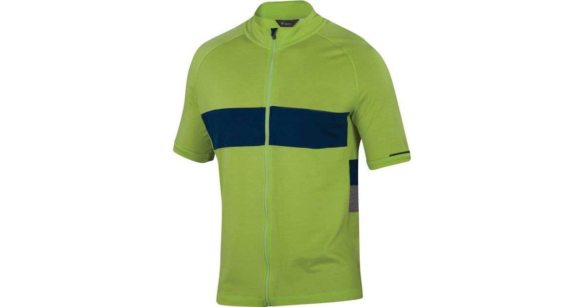 ibex wool cycling jersey