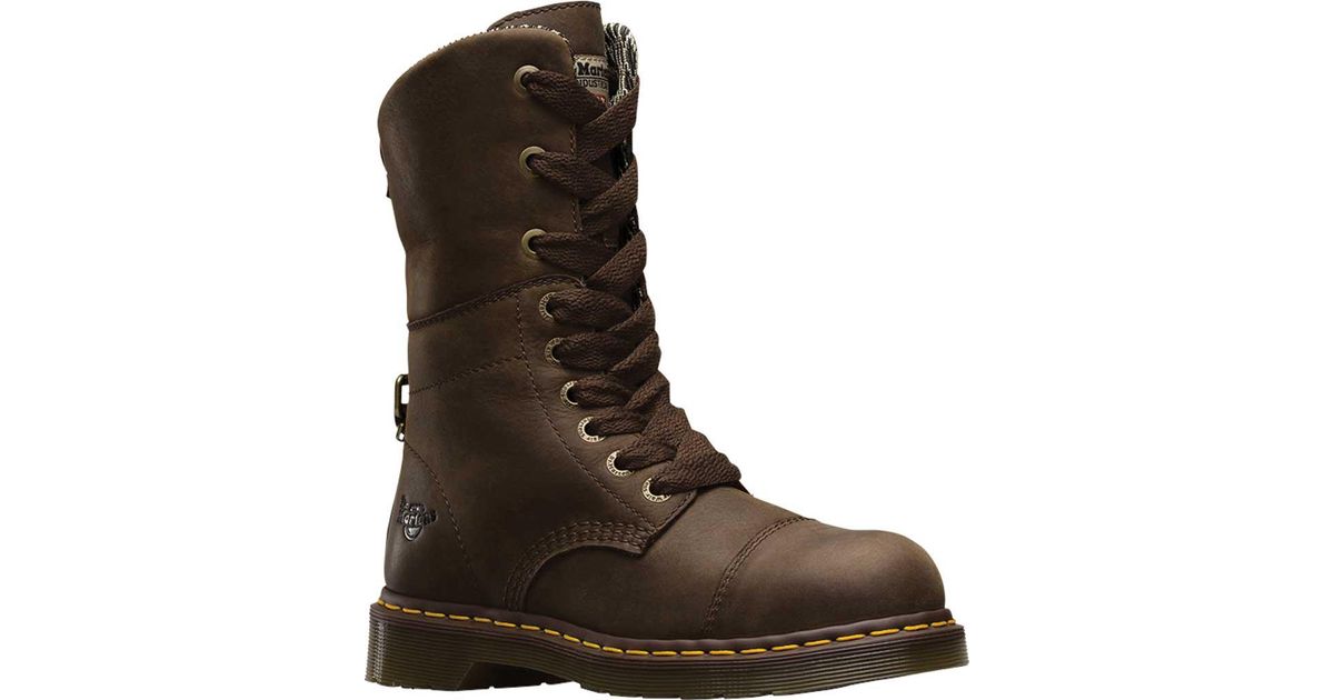 dr martens leah steel toe