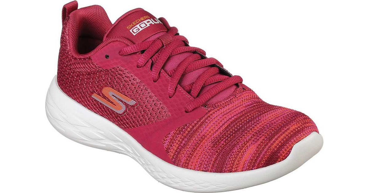 skechers pink running shoes
