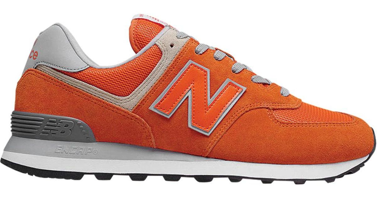 new balance m574 orange