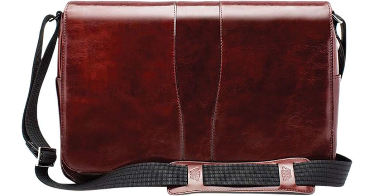 Bosca Brown Old Leather Messenger Bag Lyst