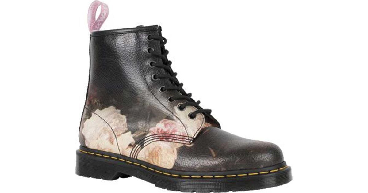 1460 power floral leather boot