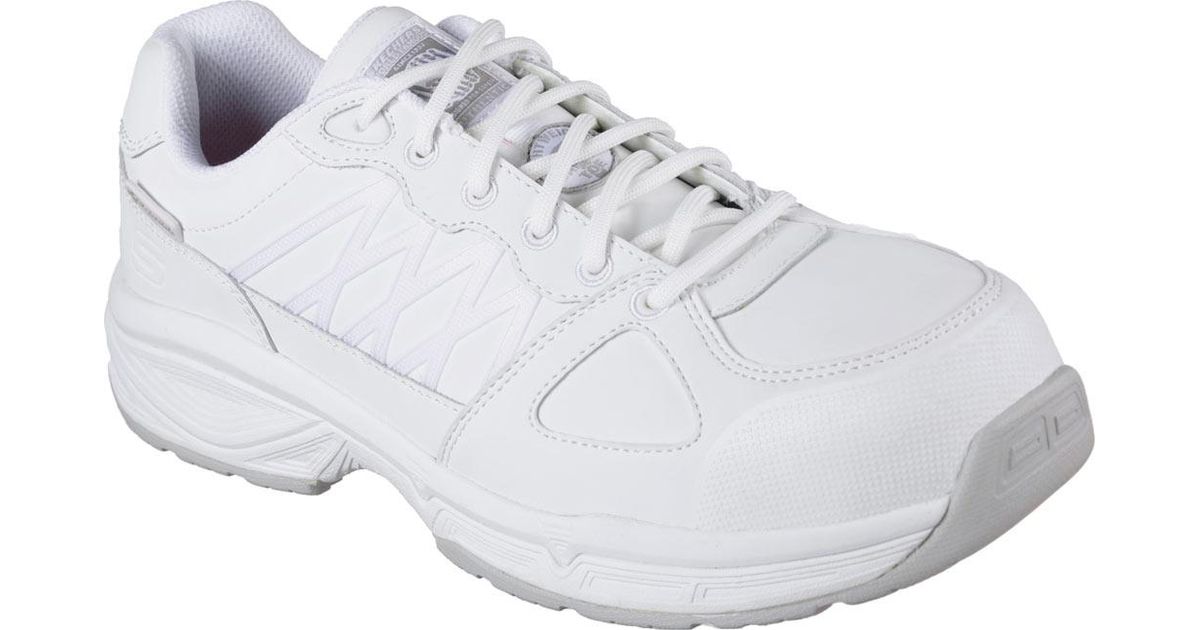 Lyst - Skechers Work Relaxed Fit Conroe Broeck Esd Sneaker in White for Men