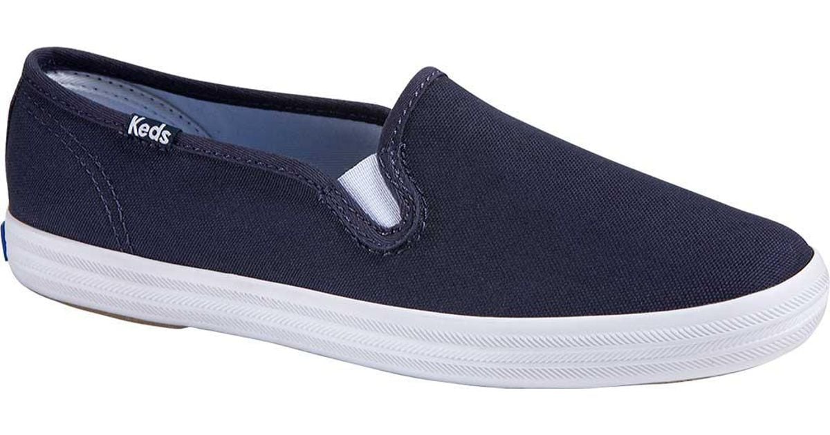 keds champion slip on navy