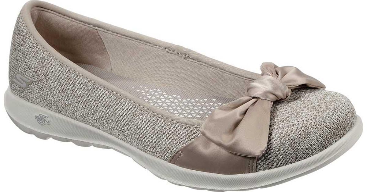 skechers go walk lite taupe