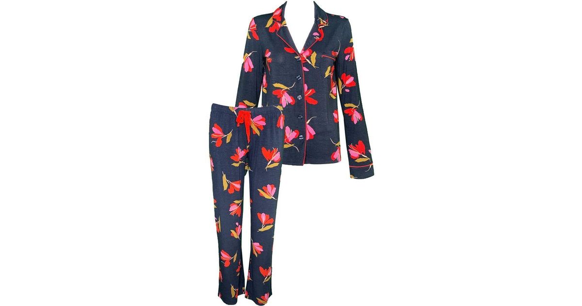 Pj Salvage Love Blooms Pj Set in Blue Lyst