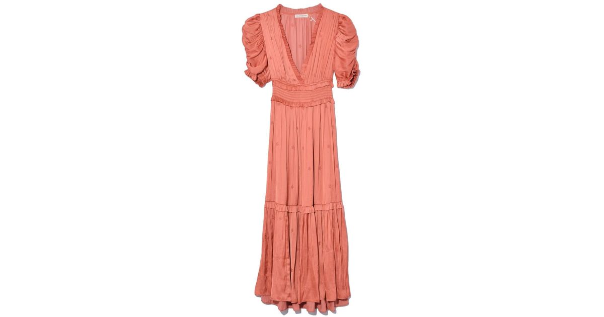ulla johnson maya dress black