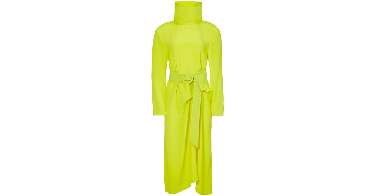 tibi yellow dress