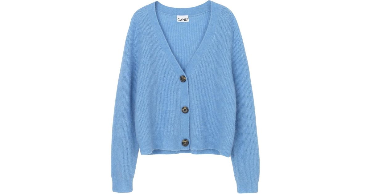 soft blue cardigan