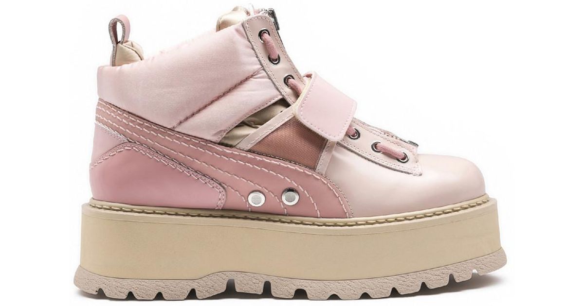 rihanna pink puma sneakers