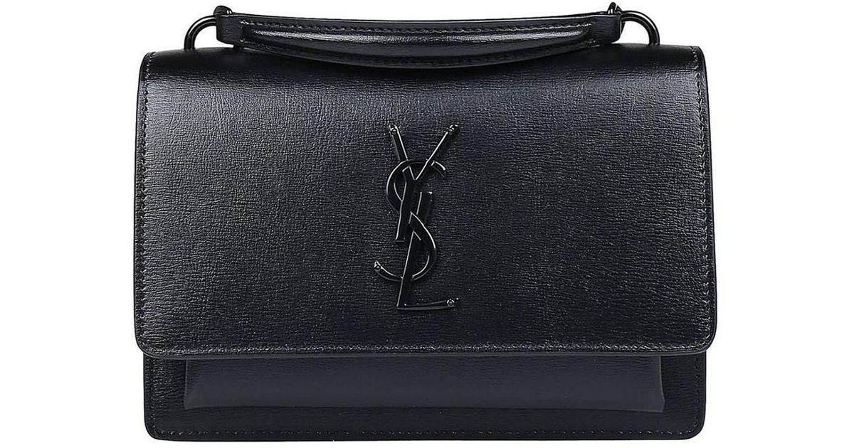 ysl sunset bag black