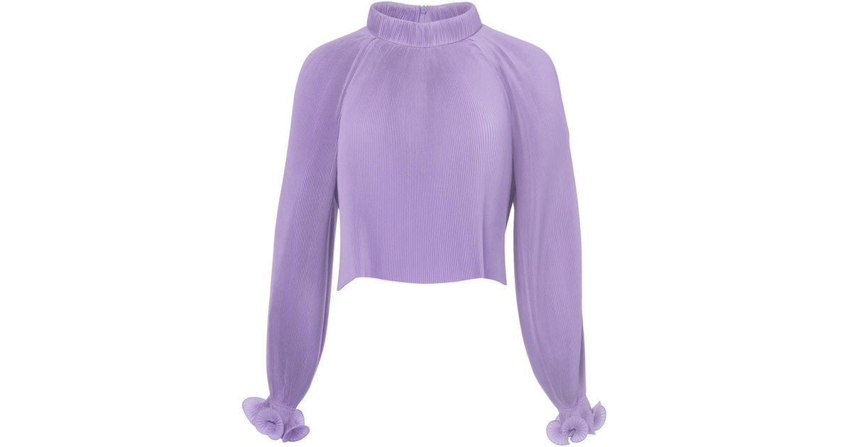 tibi purple top