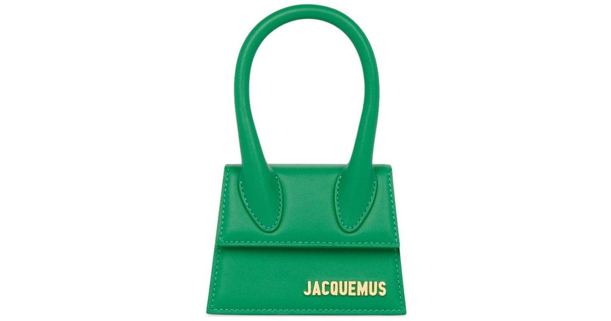 Jacquemus Leather Le Chiquito Bag in Green | Lyst