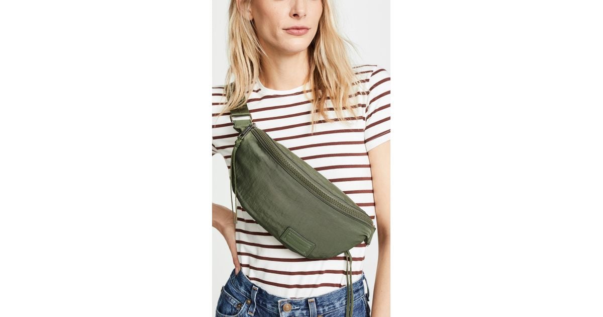 Rebecca Minkoff Nylon Belt Bag in Green Lyst
