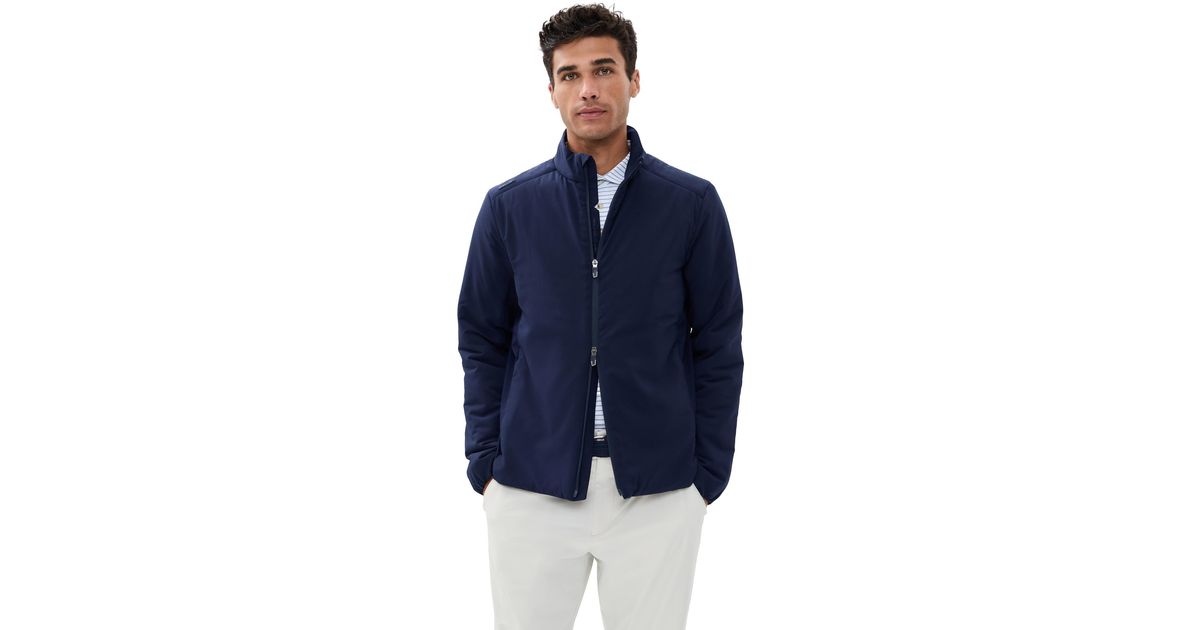 Ralph Lauren Tech Stretch Full Zip Jacket in Blue for Men | Lyst