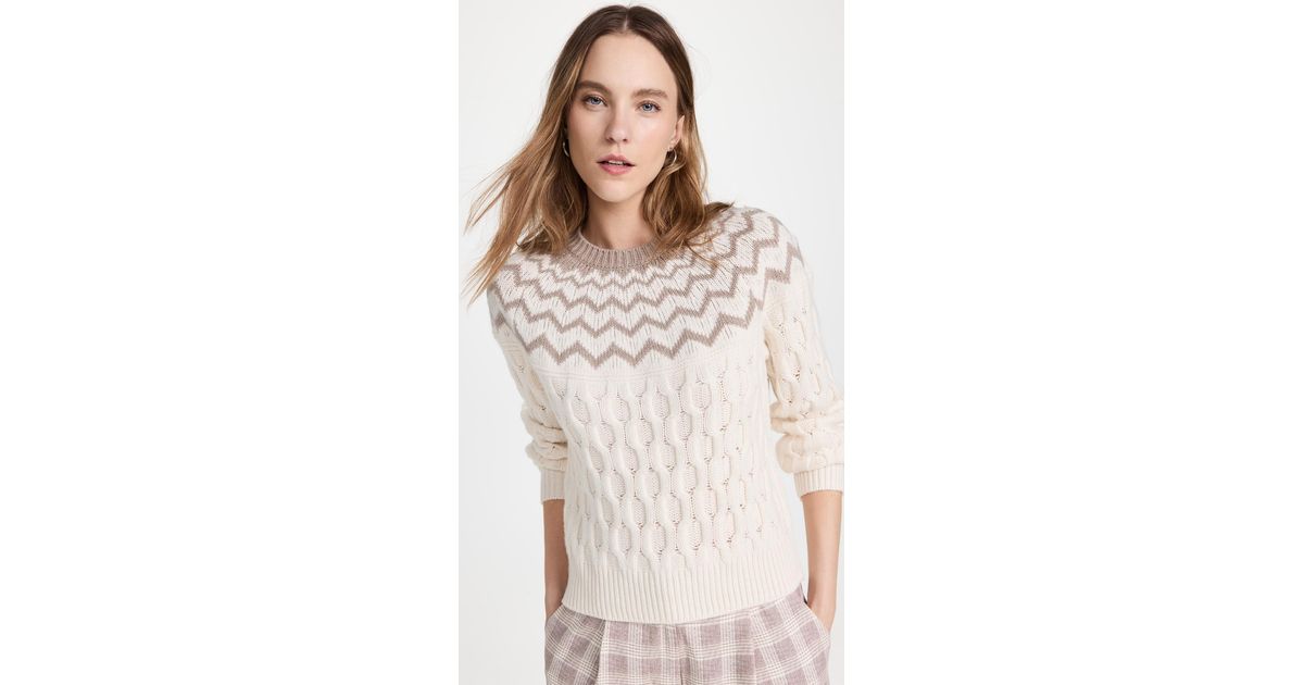 Splendid Synthetic Fair Isle Sweater | Lyst