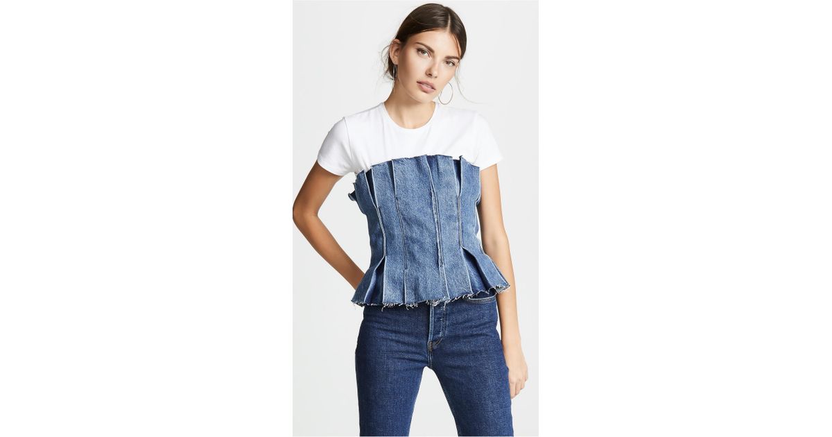 levi corset top