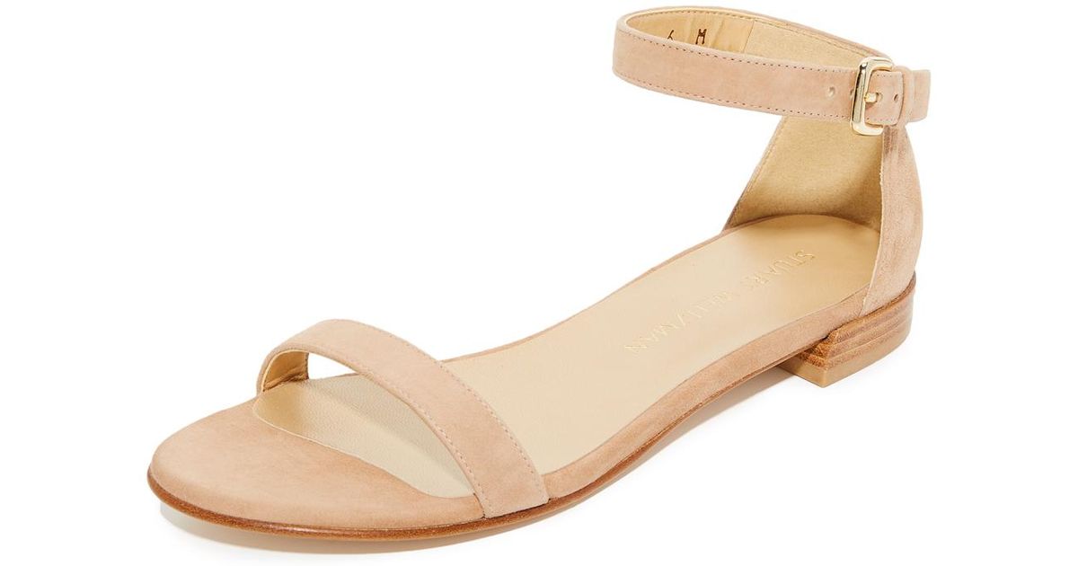 stuart weitzman nudist flat sandal