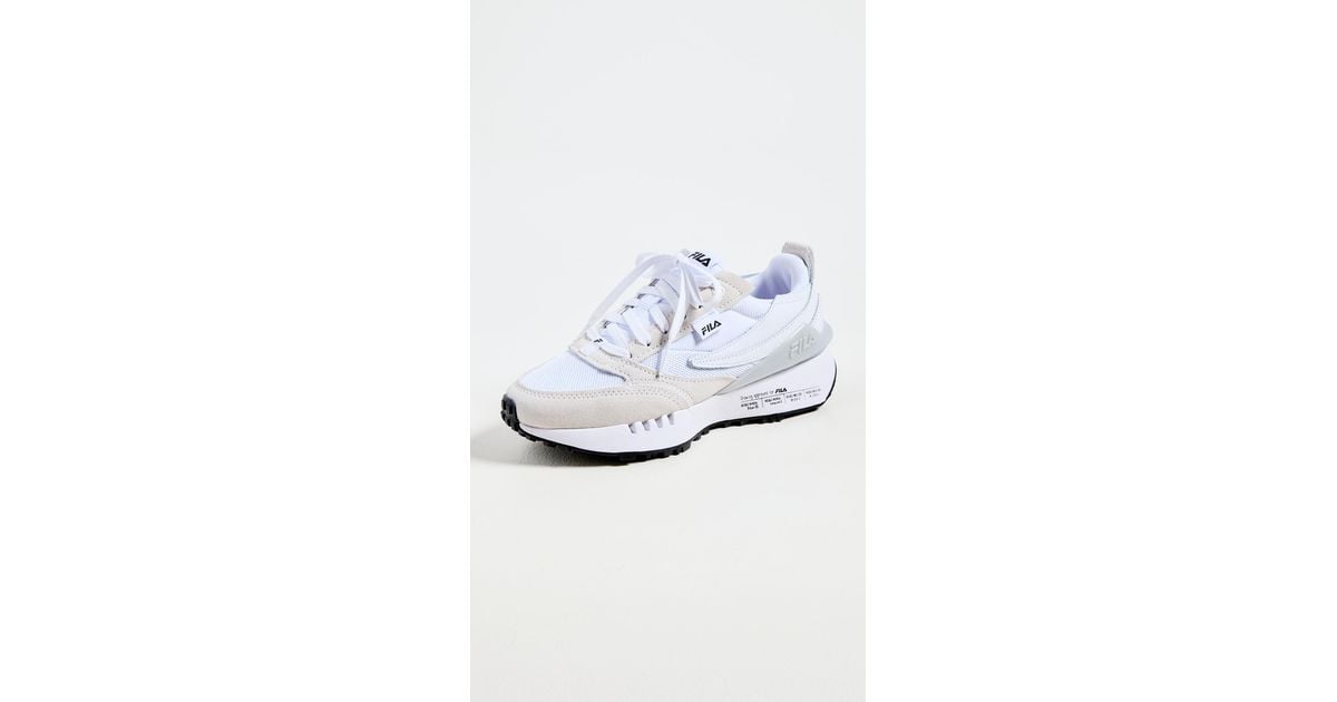 Fila Renno N Generation Patched Sneakers in White Lyst