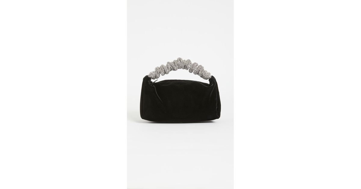alexander wang crystal scrunchie bag