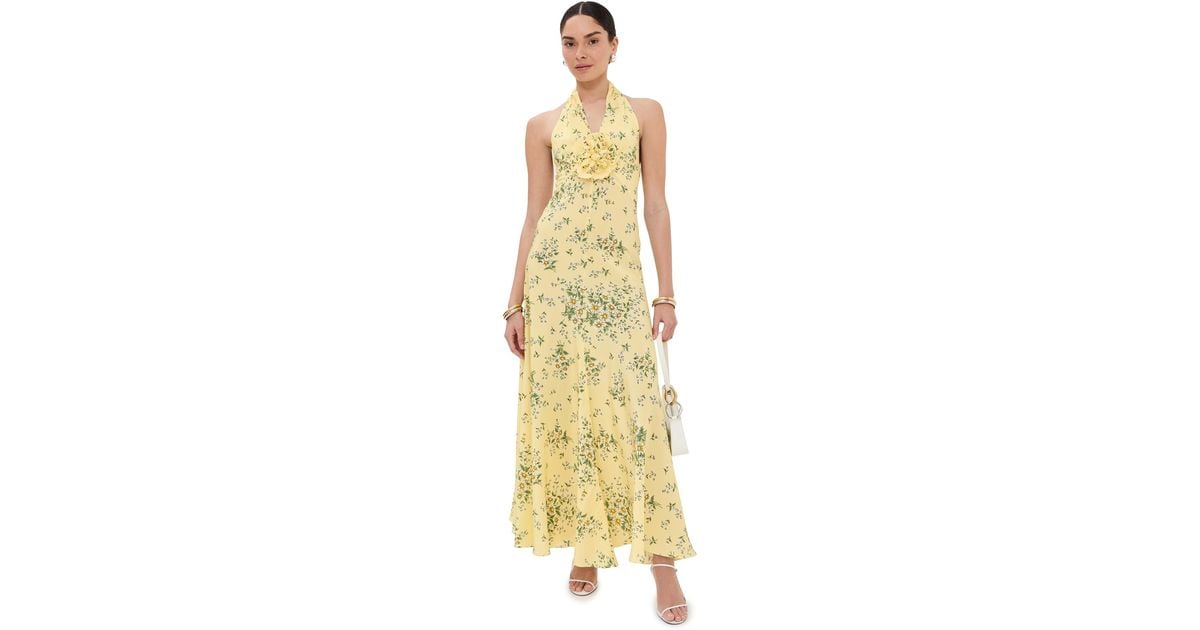slim fit dress slacks Grey Silk Satin Halter Dress with Ruffle Detail
