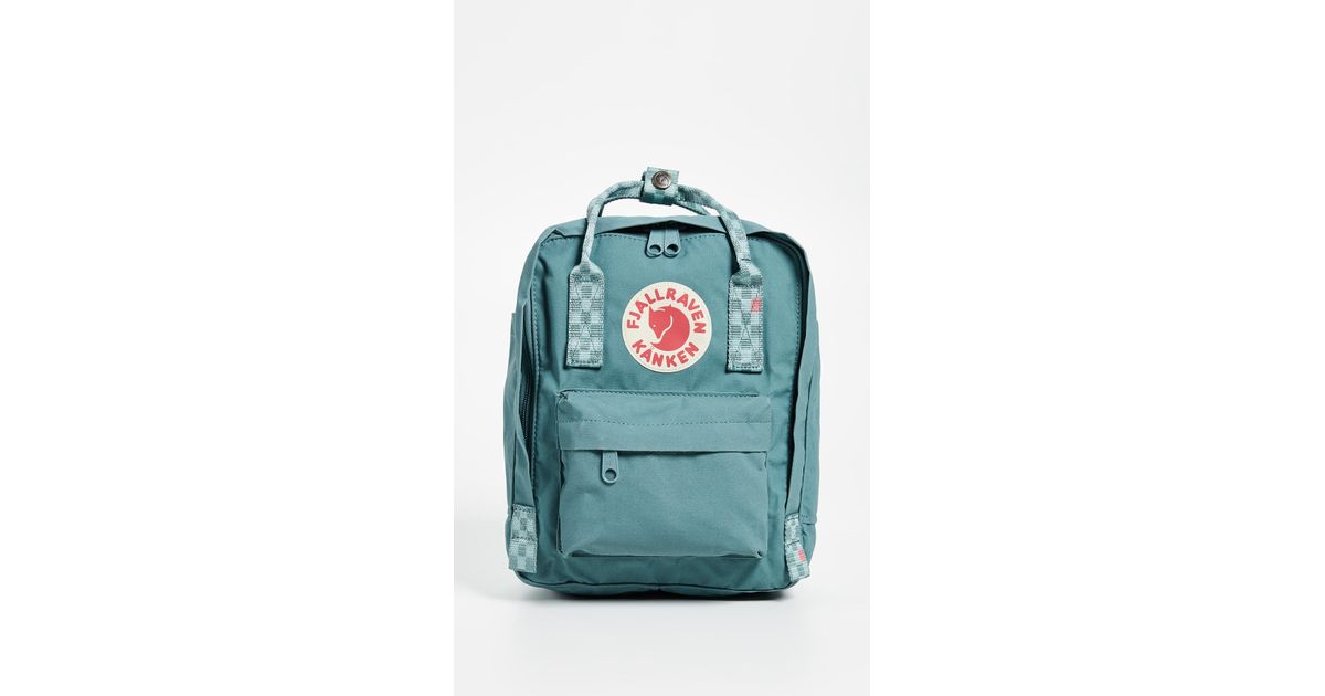 Fjallraven Kanken Classic Frost Green Checkerboard Backpack | Lyst
