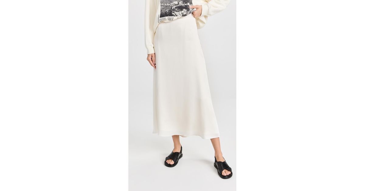 Anine Bing Verne Skirt in White Lyst