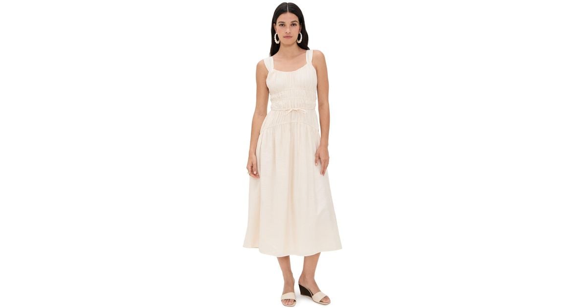 PAIGE Arpeggio Dress in White | Lyst