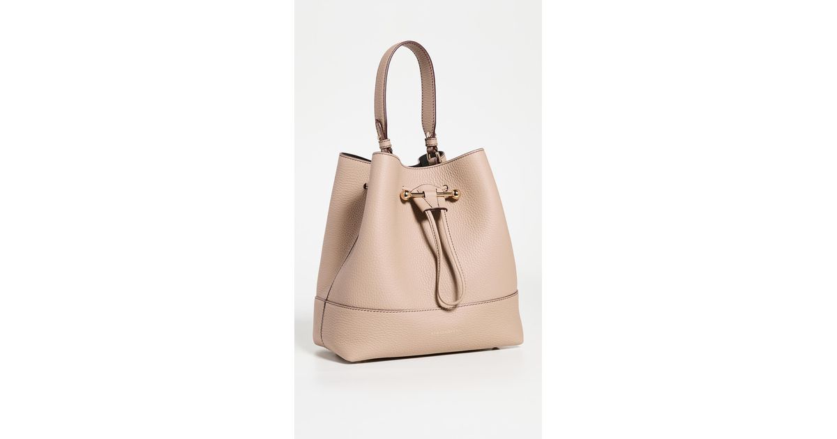 Strathberry Lana Osette Midi Bag in Natural