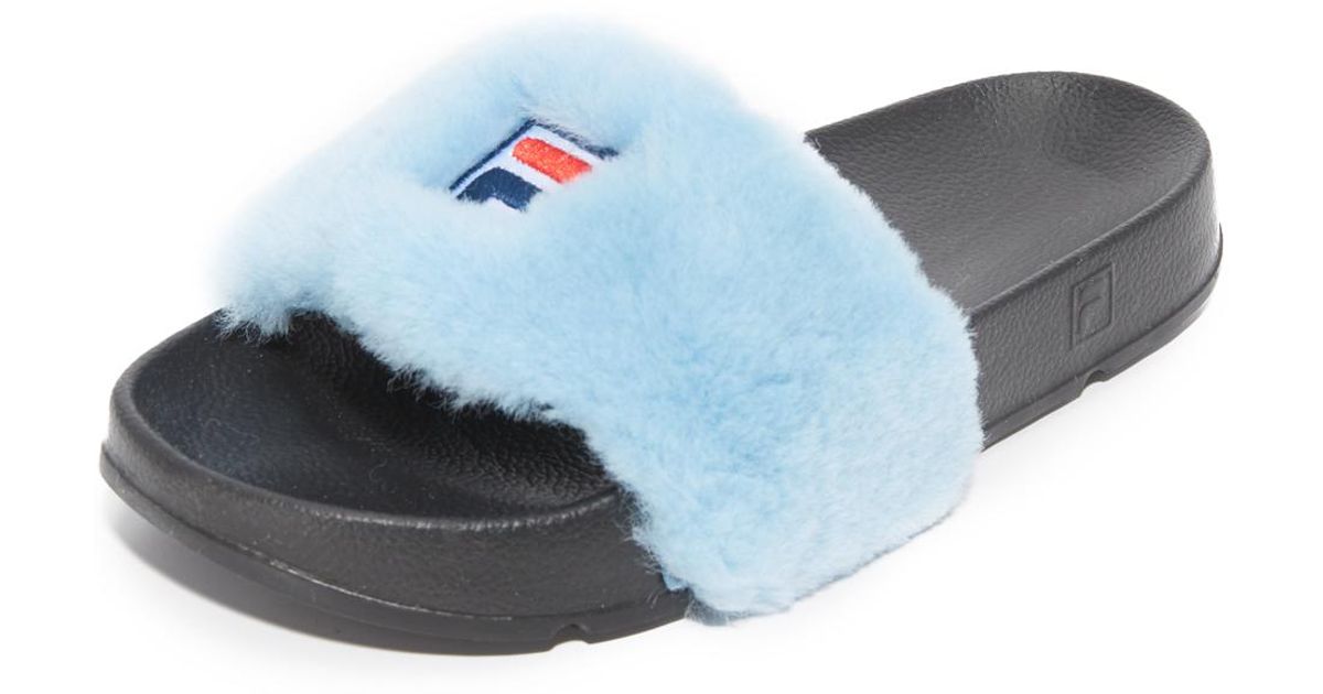 fila slides blue