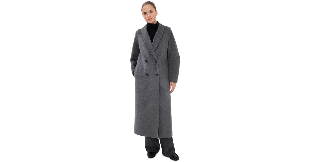 Double Up Shell Lisa Yang Double Shawl Coat in Black | Lyst